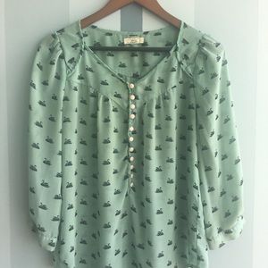Francesca’s Collection - Ezra Swan Blouse